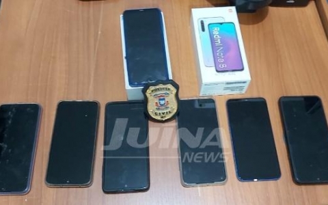 Polícia Civil de Juína recupera celulares furtados de loja em Aripuanã e prende três pessoas