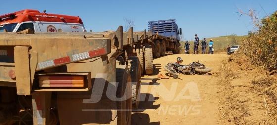 Casal de namorados sofre grave acidente e jovem acaba morrendo em Juína - FOTOS