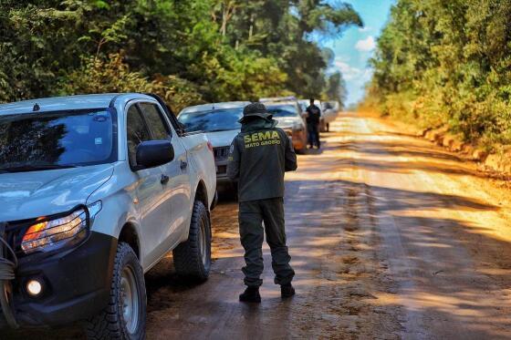 Operação Amazônia interrompe extração ilegal de madeira na Reserva Guariba Roosevelt