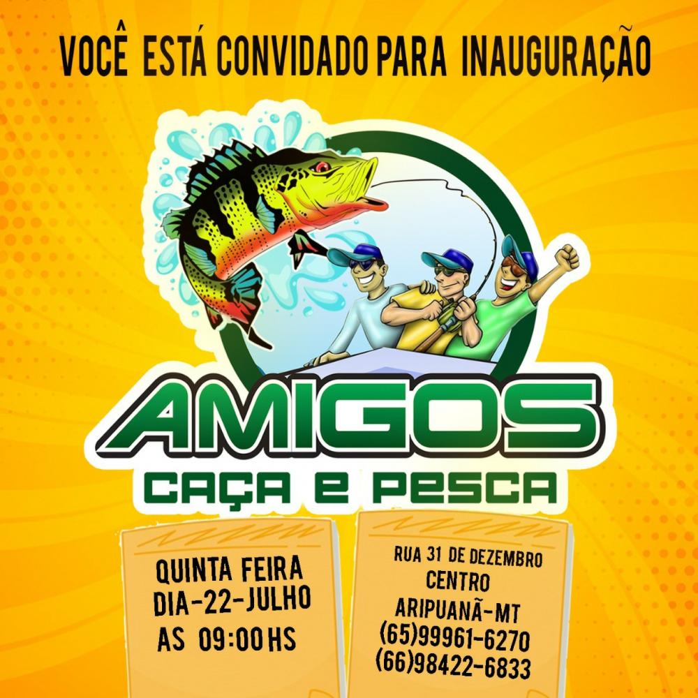 INAUGURA EM ARIPUANÃ MT , LOJA AMIGOS CAÇA E PESCA