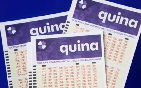 Duas apostas feitas em Juína e Rondonópolis acertam quatro números na Quina e ganham R$ 16 mil