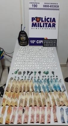 Força Tática prende traficante com mais de 230 porções de droga em Aripuanã