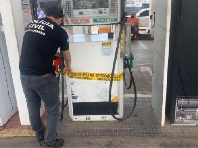 Polícia prende gerente de posto por vender gasolina adulterada