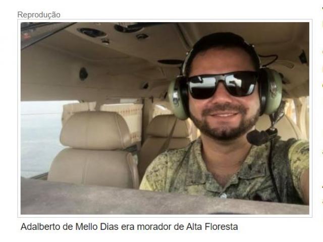 Piloto de Mato Grosso morre em acidente aéreo na Bolívia