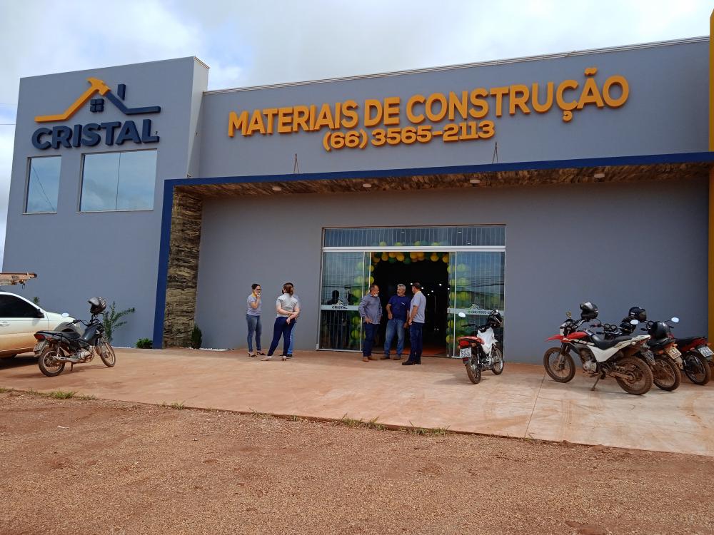 CRISTAL MATERIAIS DE CONSTRUÇÃO INAUGURA EM ARIPUANÃ MT.