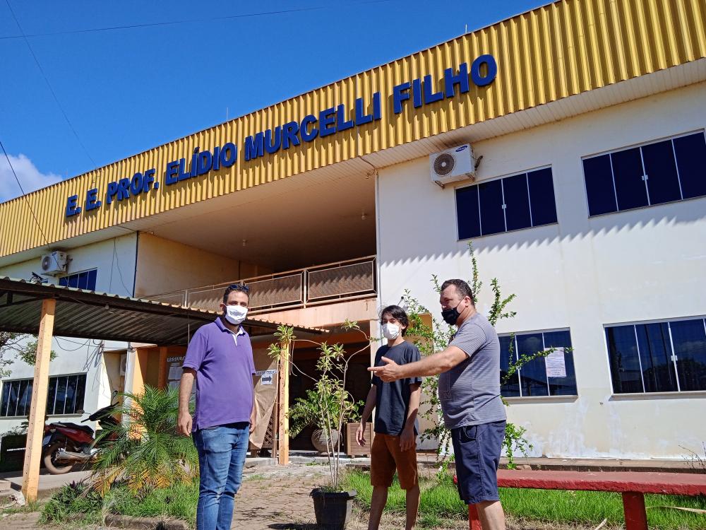ESCOLA ESTADUAL ELIDIO MURCELLI FILHO SE PREPARA PARA ANO LETIVO EM ARIPUANÃ MT.