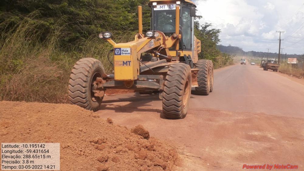 OBRAS SENDO REALIZADAS PELA GESTÃO SELUIR PEIXER COM EQUIPE SINFRA ARIPUANÃ MT.