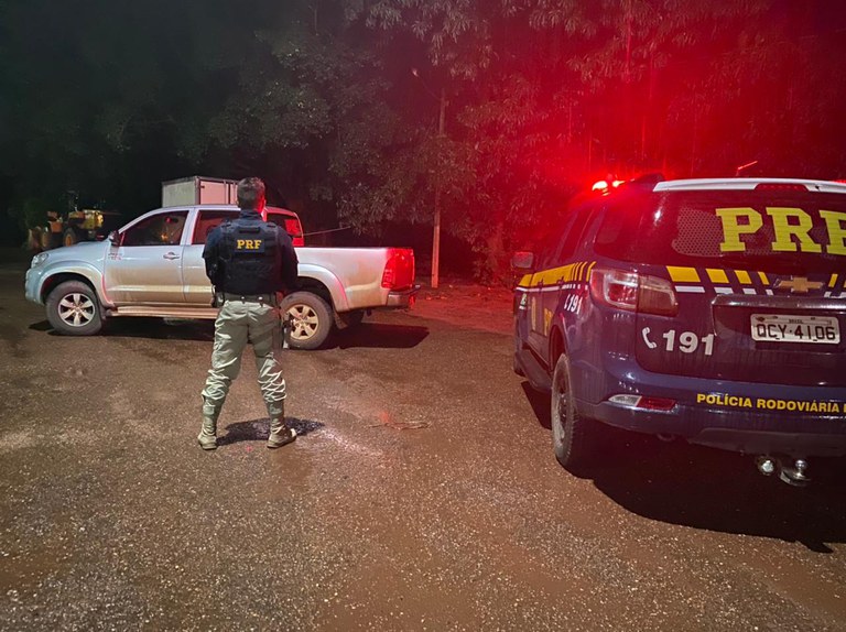 PRF recupera veículo logo após roubo em Primavera do Leste
