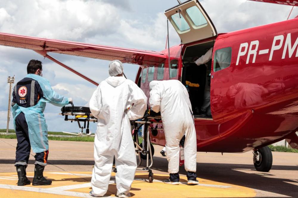 Quinta paciente de Rondônia chega a Mato Grosso para tratamento da Covid-19