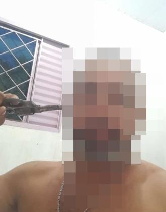 Polícia Militar evita que homem atire com um revólver na própria cabeça em Castanheira