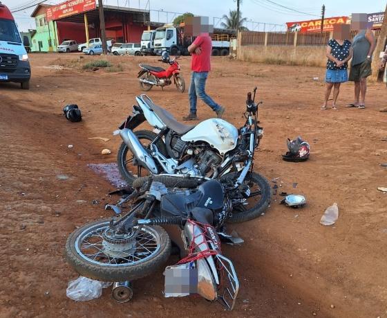 Colisão frontal entre duas motos mata rapaz em Aripuanã