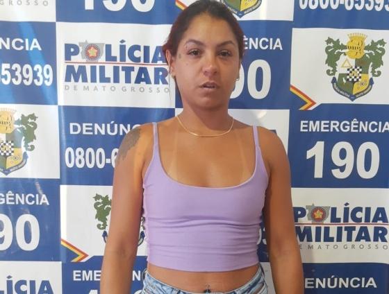 Polícia Militar cumpre mandado de prisão contra uma mulher em Aripuanã