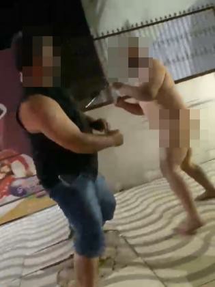 Empresário que lutou com homem nu, estava em dia de folga com a filha de 09 anos e esposa em Juína