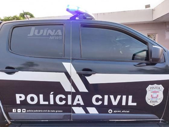 Gestante sofre acidente de moto e tem celular furtado por suspeito que lhe ofereceu ajuda em Juína