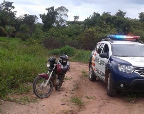 Polícia Militar recupera em Juína veículo roubado