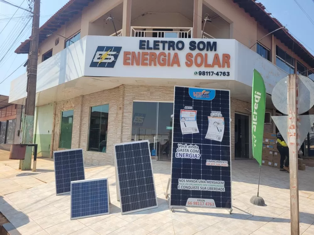 PROMOÇÃO MÊS DOS PAIS ELETROSOM ENERGIA SOLAR ARIPUANA MT MT