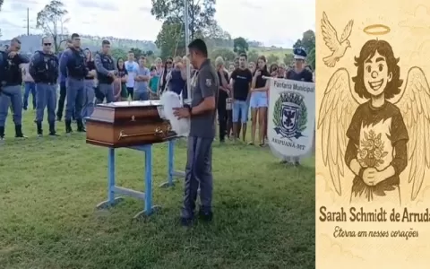 Comoção toma conta de Aripuanã no sepultamento da jovem Sarah Arruda, vítima de trágico acidente de trânsito