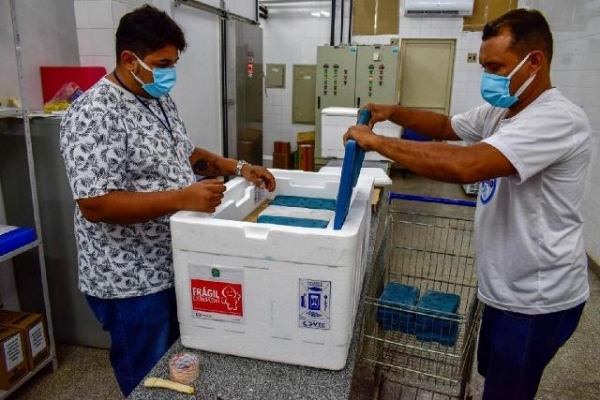 Estado inicia distribuição de vacinas para idosos com mais de 90 anos