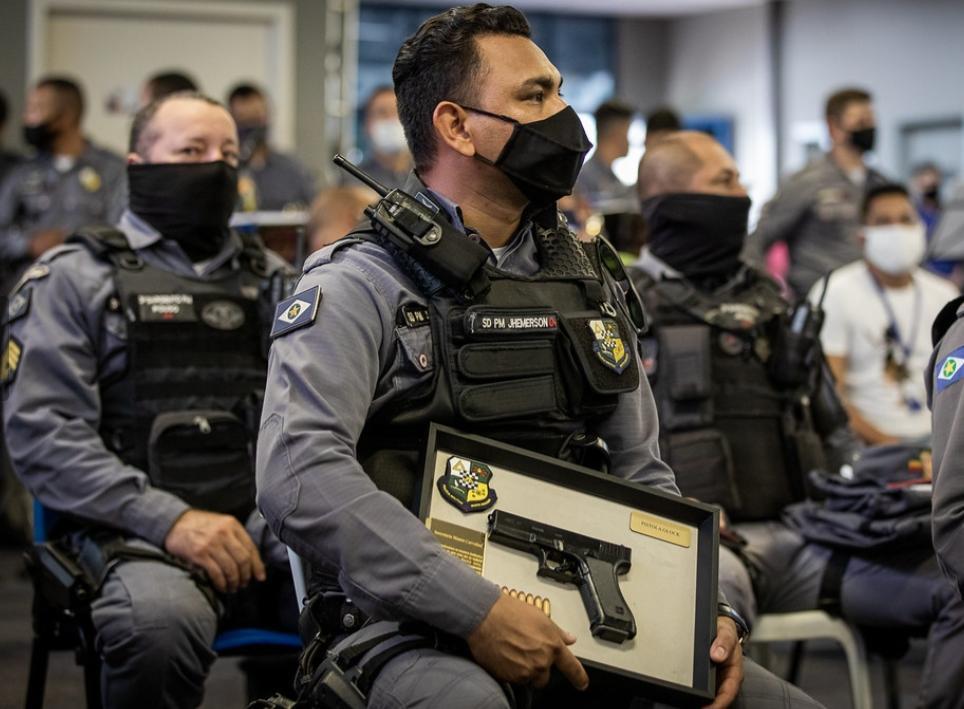 Pistolas entregues pelo Governo de Mato Grosso elevam nível do policiamento no Estado