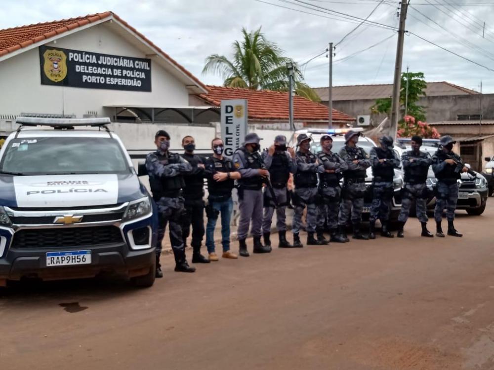 Cinco pessoas são conduzidas em operação para apurar invasão de terras em Porto Esperidião