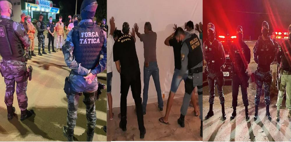 Operação Tempestade de Raio tira drogas de circulação e 35 pessoas são presas por tráfico de droga no Nortão