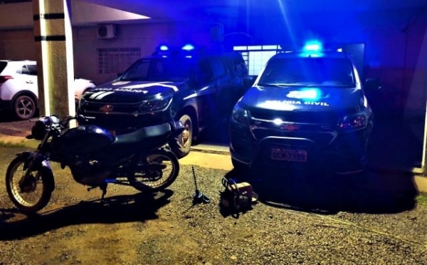 Homem é preso pela Polícia Civil em Juína por furto e receptação de veículo roubado