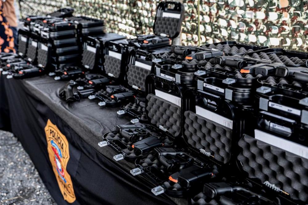 Estado investe em qualidade do trabalho policial com aquisição de armas modernas