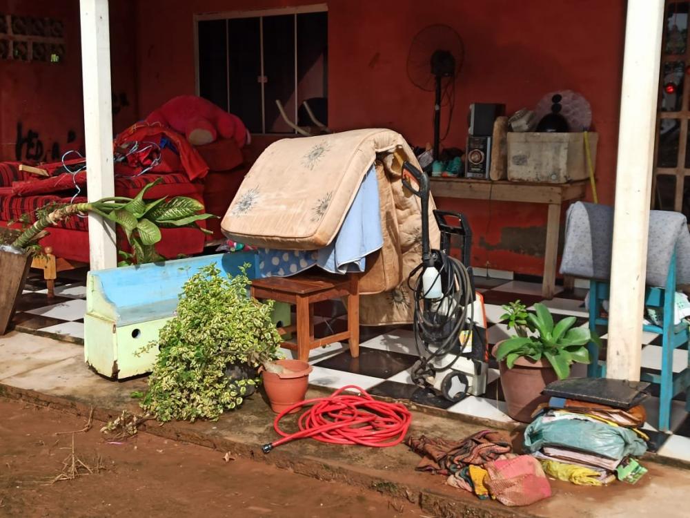 Secretaria de Assistência Social de Aripuanã faz levantamento de famílias afetadas pela chuva