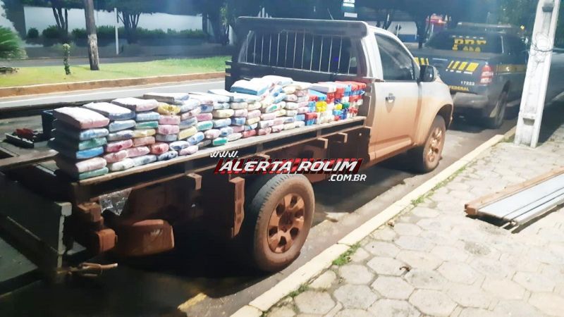 URGENTE – Morador de Rolim de Moura é preso com 91 kg de drogas pela PRF, no Estado de Mato Grosso