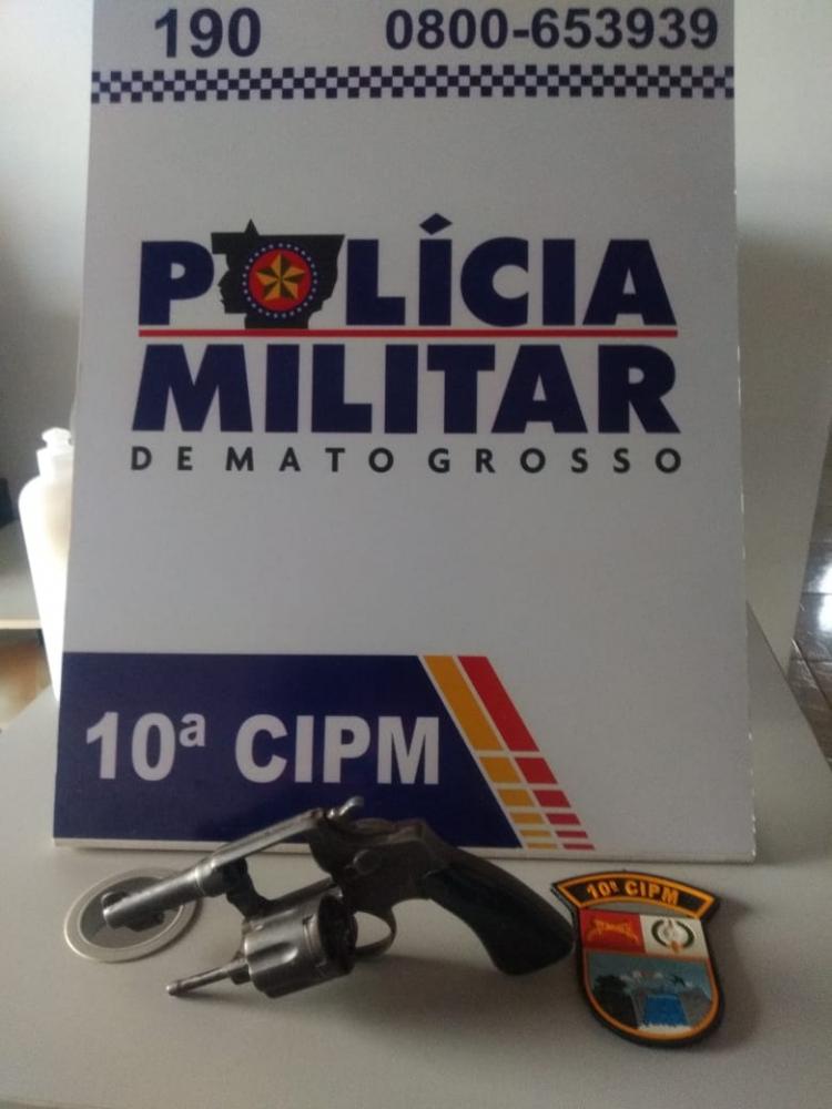 POLICIA MILITAR PRENDE POR PORTE ILEGAL DE ARMAS