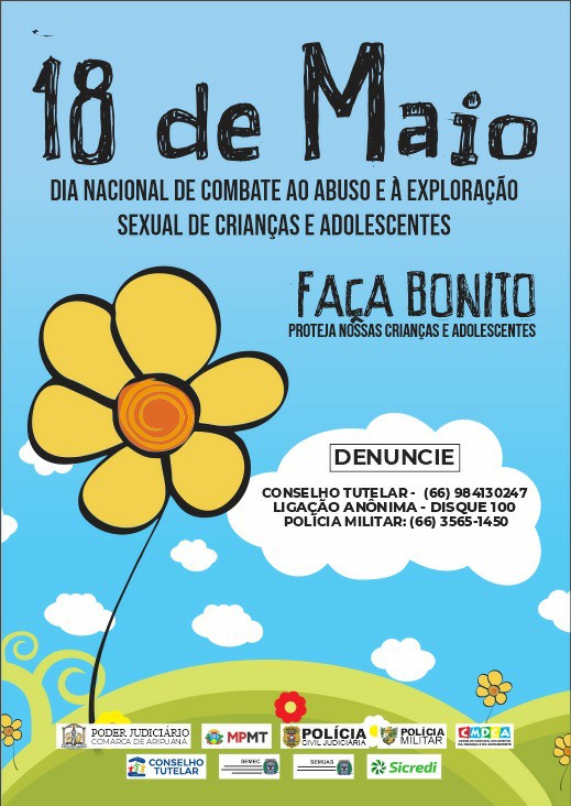 “FAÇA BONITO PROTEJA NOSSAS CRIANÇAS E ADOLESCENTES”