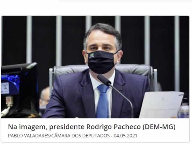 Presidente do Senado envia carta a embaixador chinês