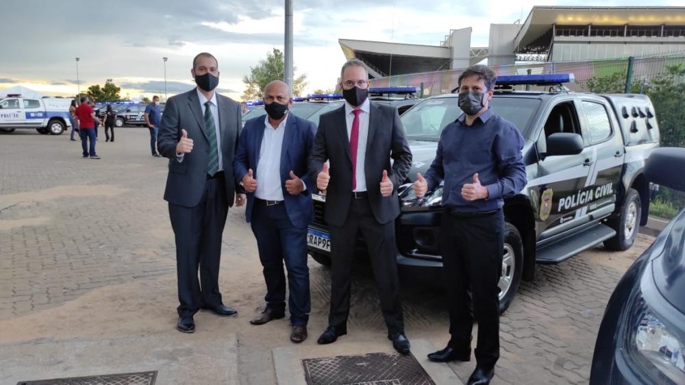 Estado economiza R$ 17 milhões e fortalece forças de segurança com entrega de viaturas