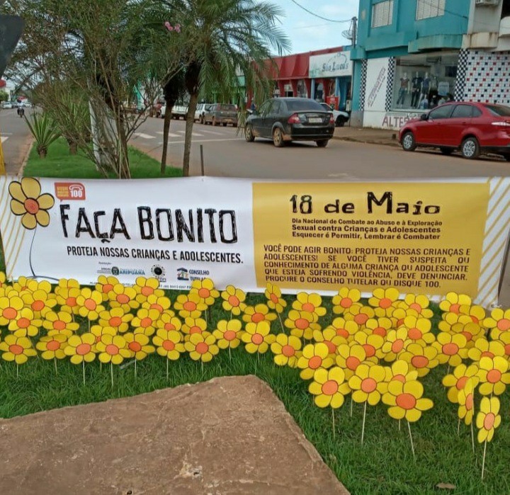 CAMPANHA CONTRA ABUSO CRIANÇAS E ADOLESCENTES DE ARIPUANÃ MT.