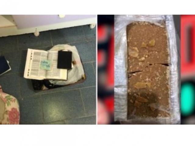 PF encontra dinheiro em bíblia e rapadura