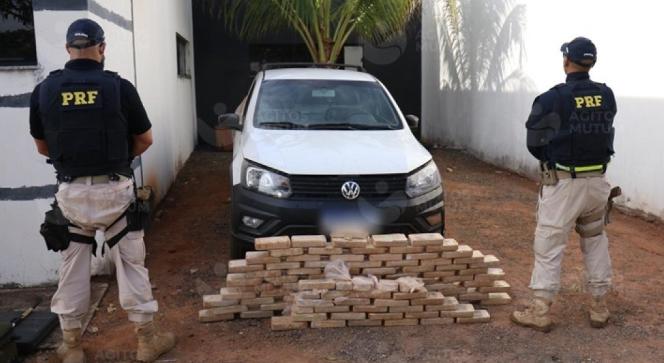 PRF apreende 104kg de cloridrato de cocaína avaliados em mais de R$ 12 Milhões na BR-163